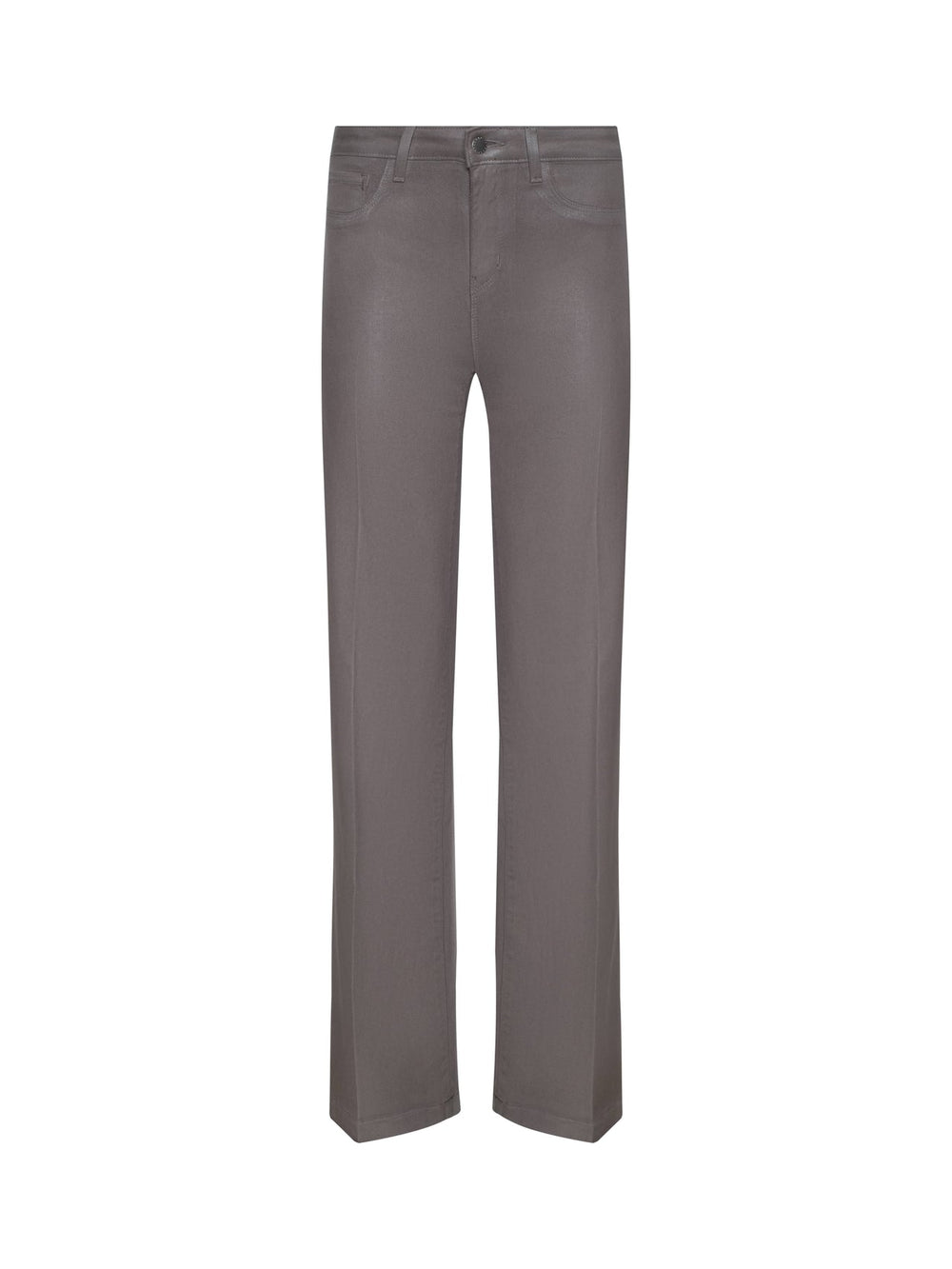 Clayton Coated Wide-Leg Jean in Driftwood Coated