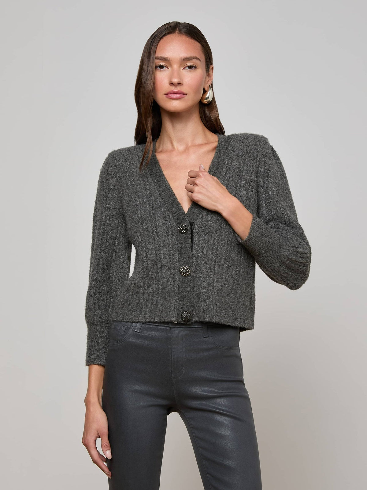 Talulla Cardigan in Charcoal