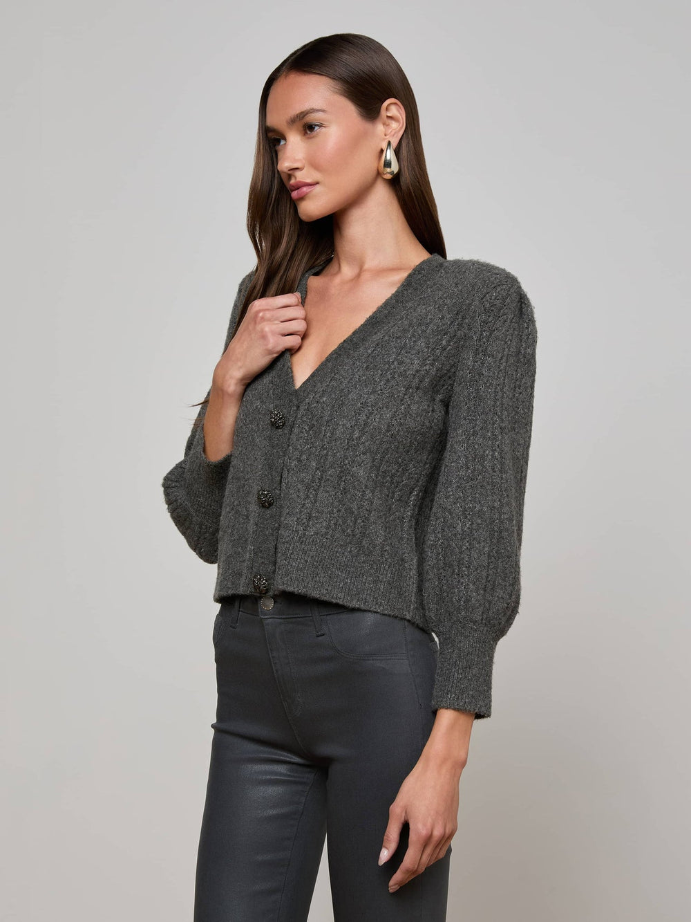 Talulla Cardigan in Charcoal