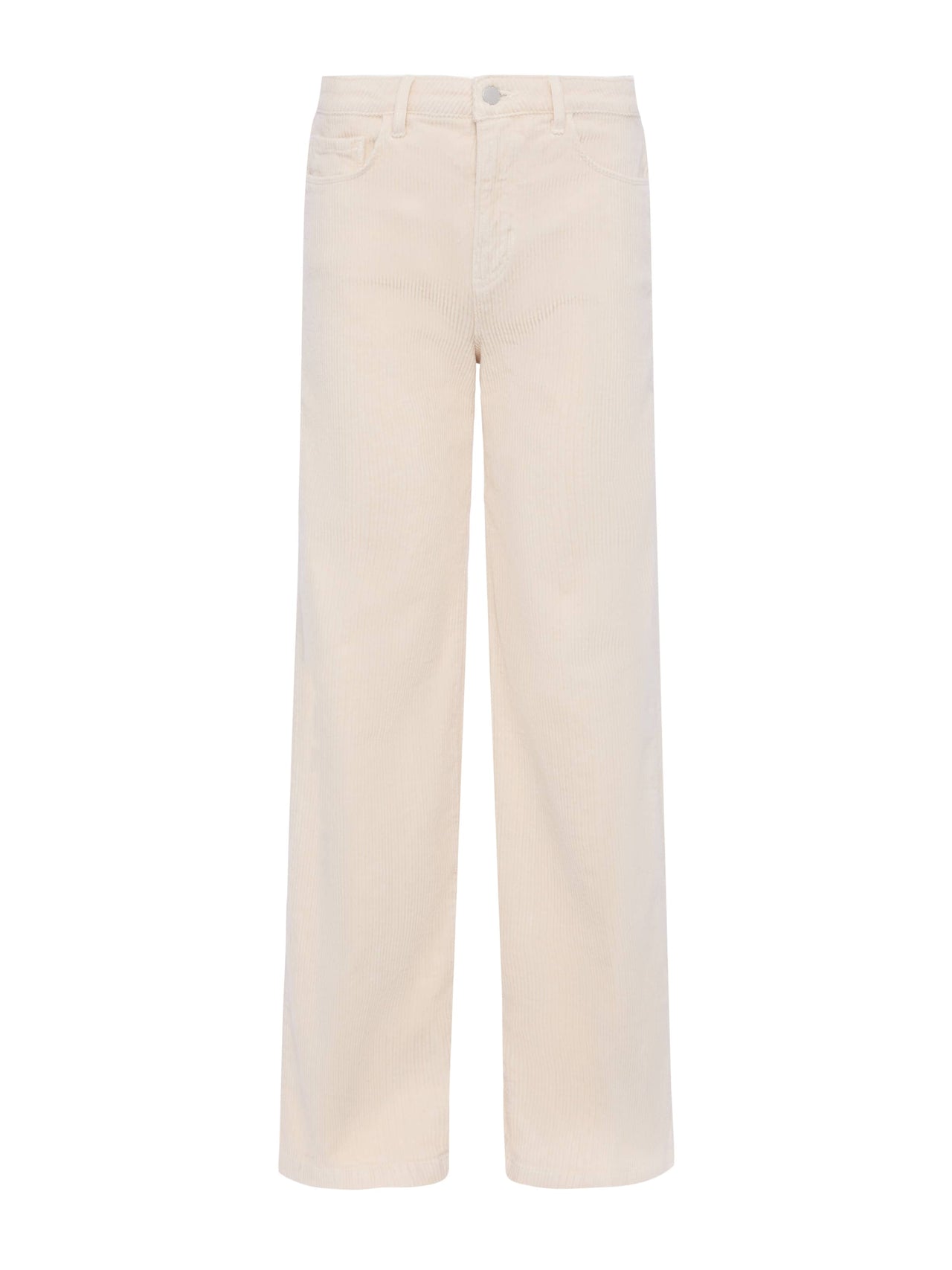 Scottie Corduroy Wide-Leg Jean in French Vanilla