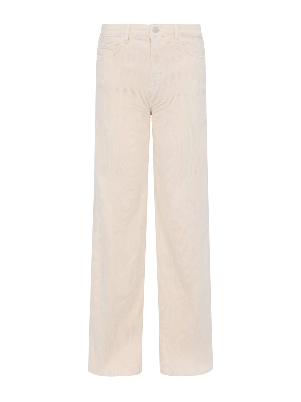 Scottie Corduroy Wide-Leg Jean in French Vanilla