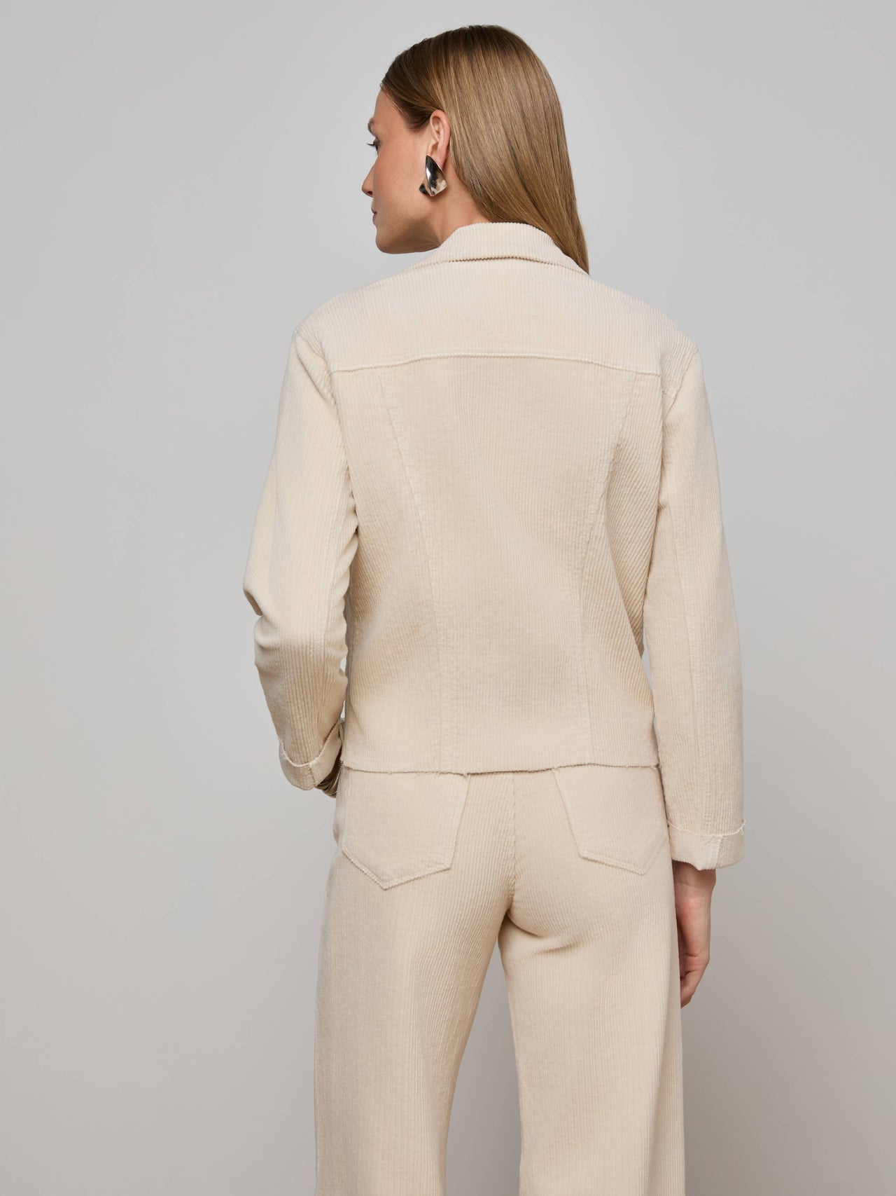 Janelle Corduroy Jacket in French Vanilla
