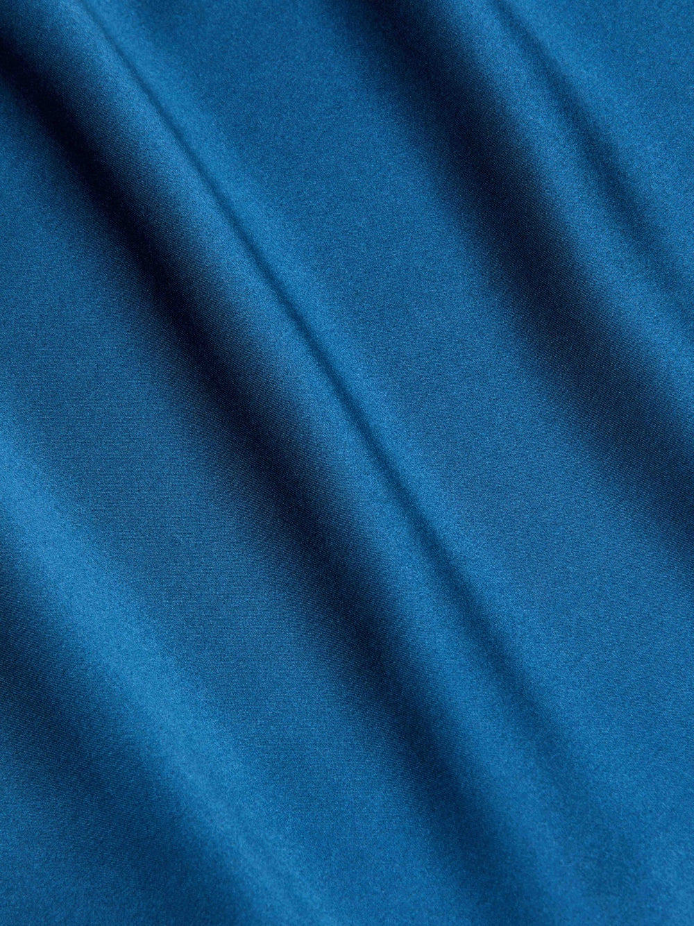 Zaria Silk Mini Dress in Stone Blue