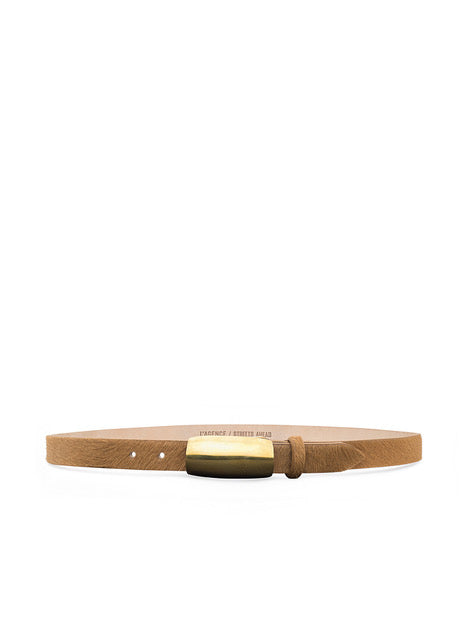 Marlowe Belt in Tan Calf Hair