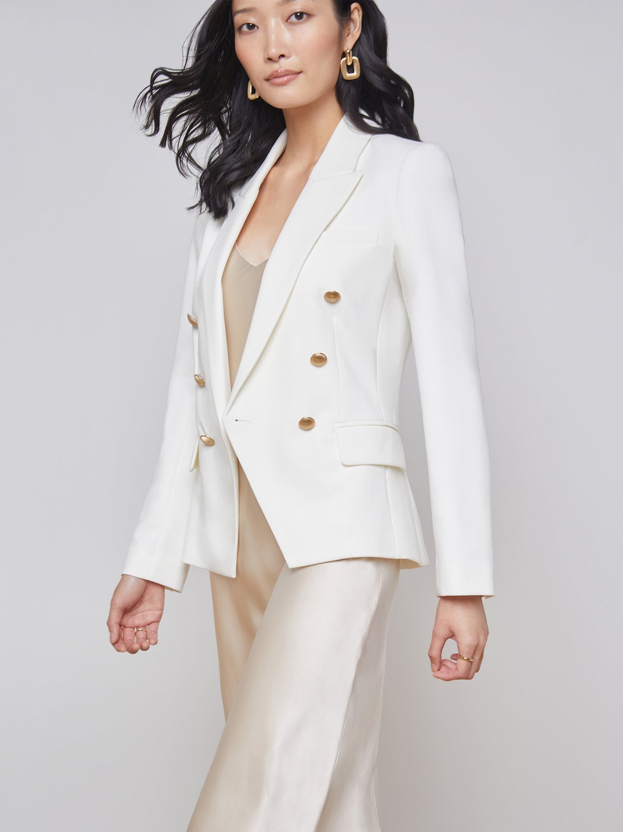 Kenzie Blazer in Ivory