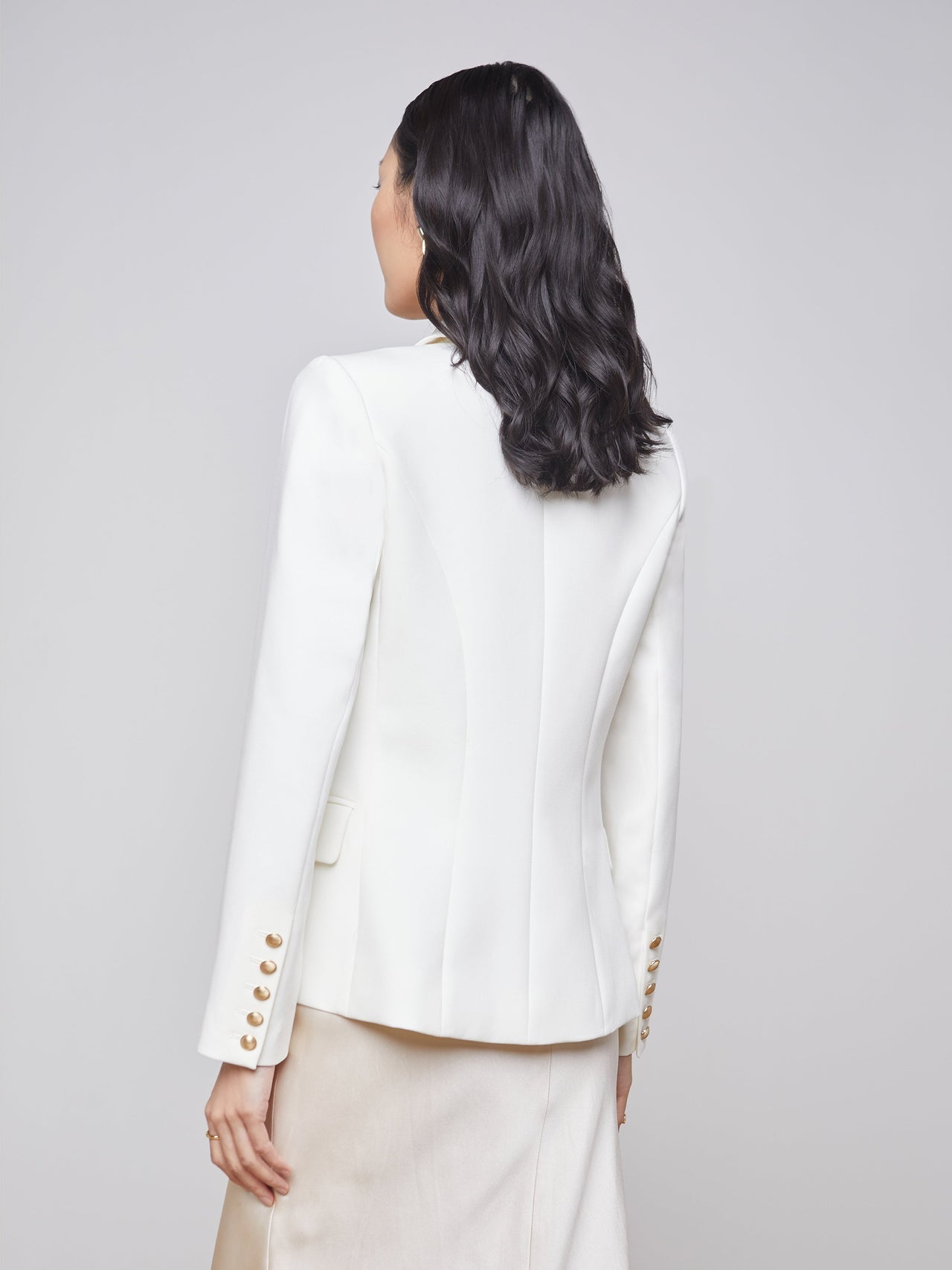Kenzie Blazer in Ivory