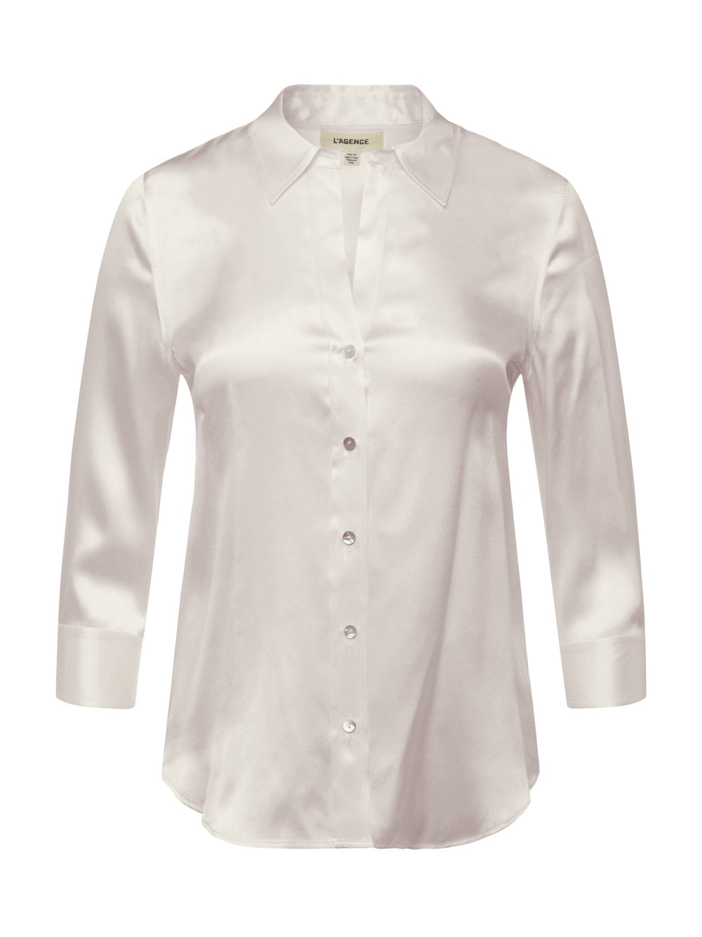 Dani Silk Blouse in Champagne
