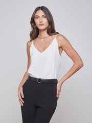 Gabriella Silk Camisole in Ivory