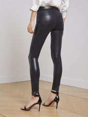 Marguerite Coated Jean In Black Coated