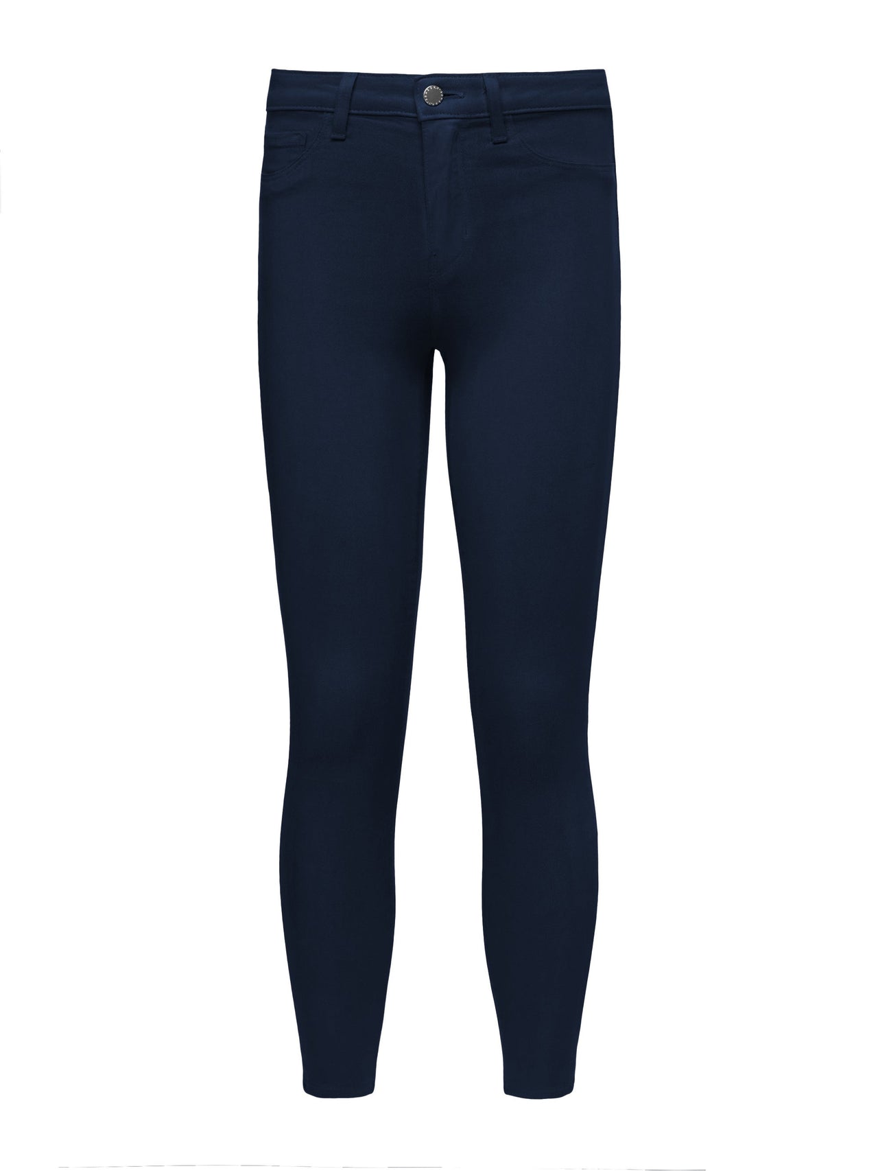 Margot High Rise Skinny Jean in Navy Coated