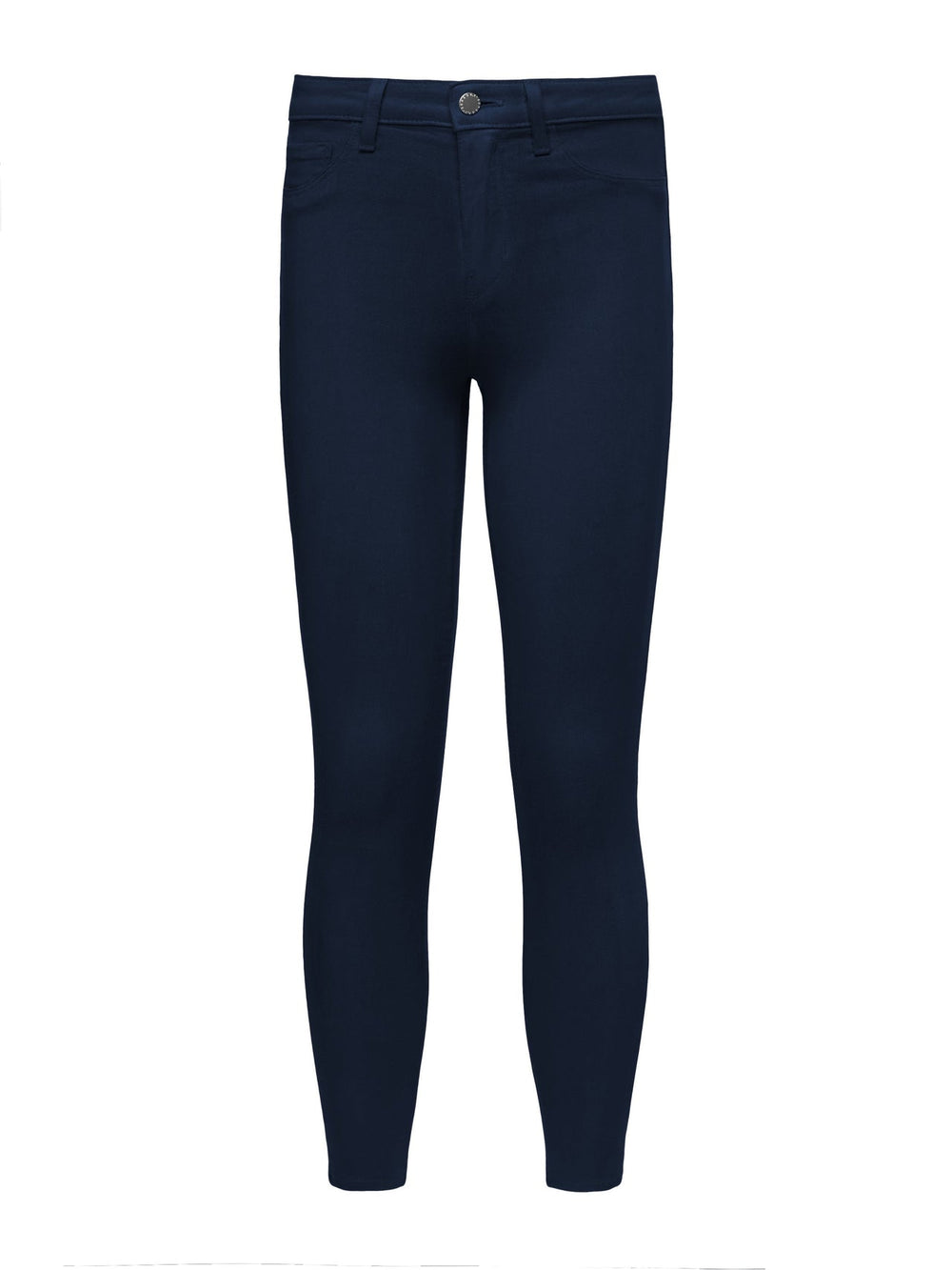Margot High Rise Skinny Jean in Navy Coated