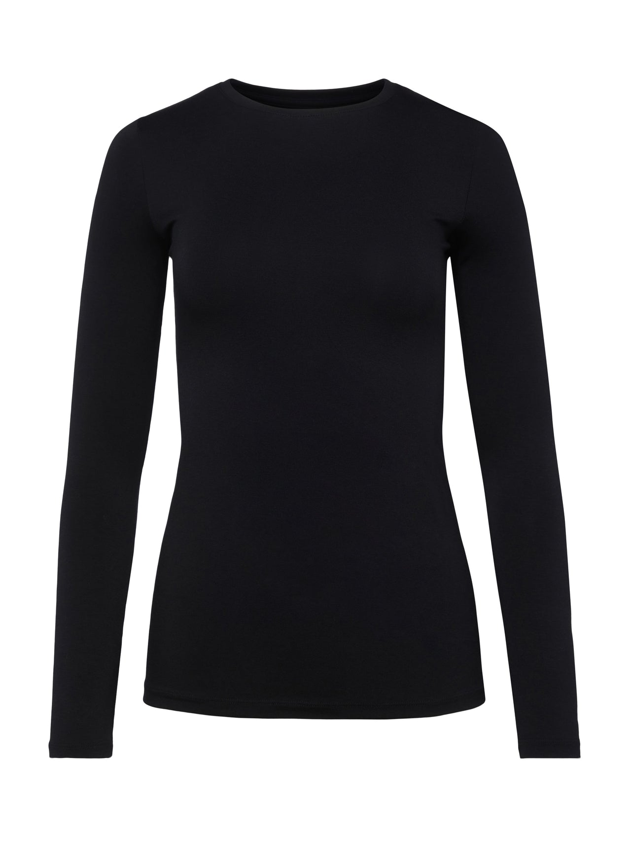 Tess Long Sleeve Tee in Black