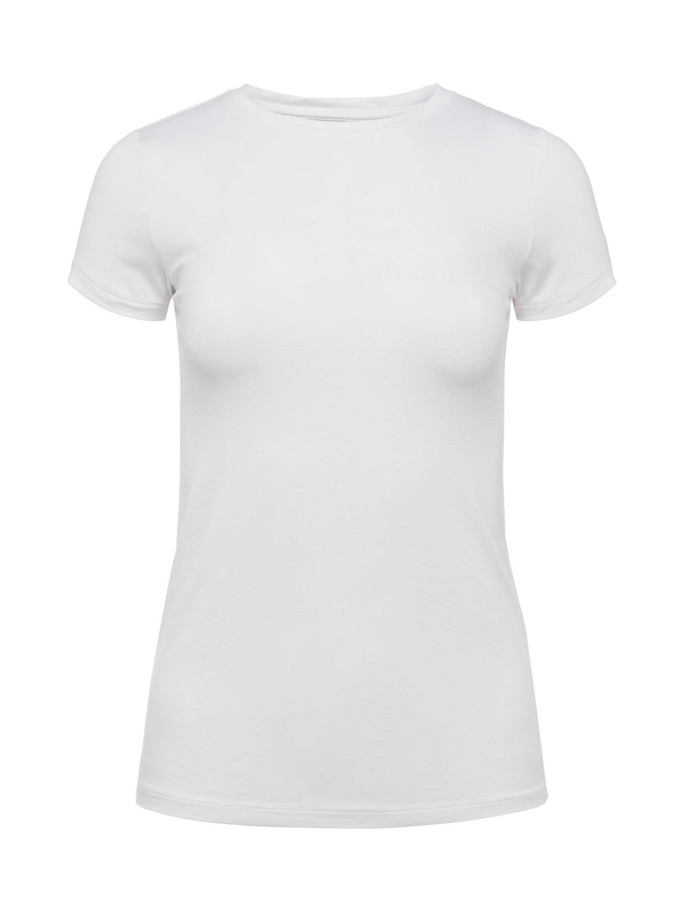 Ressi Fitted Crewneck Tee in White