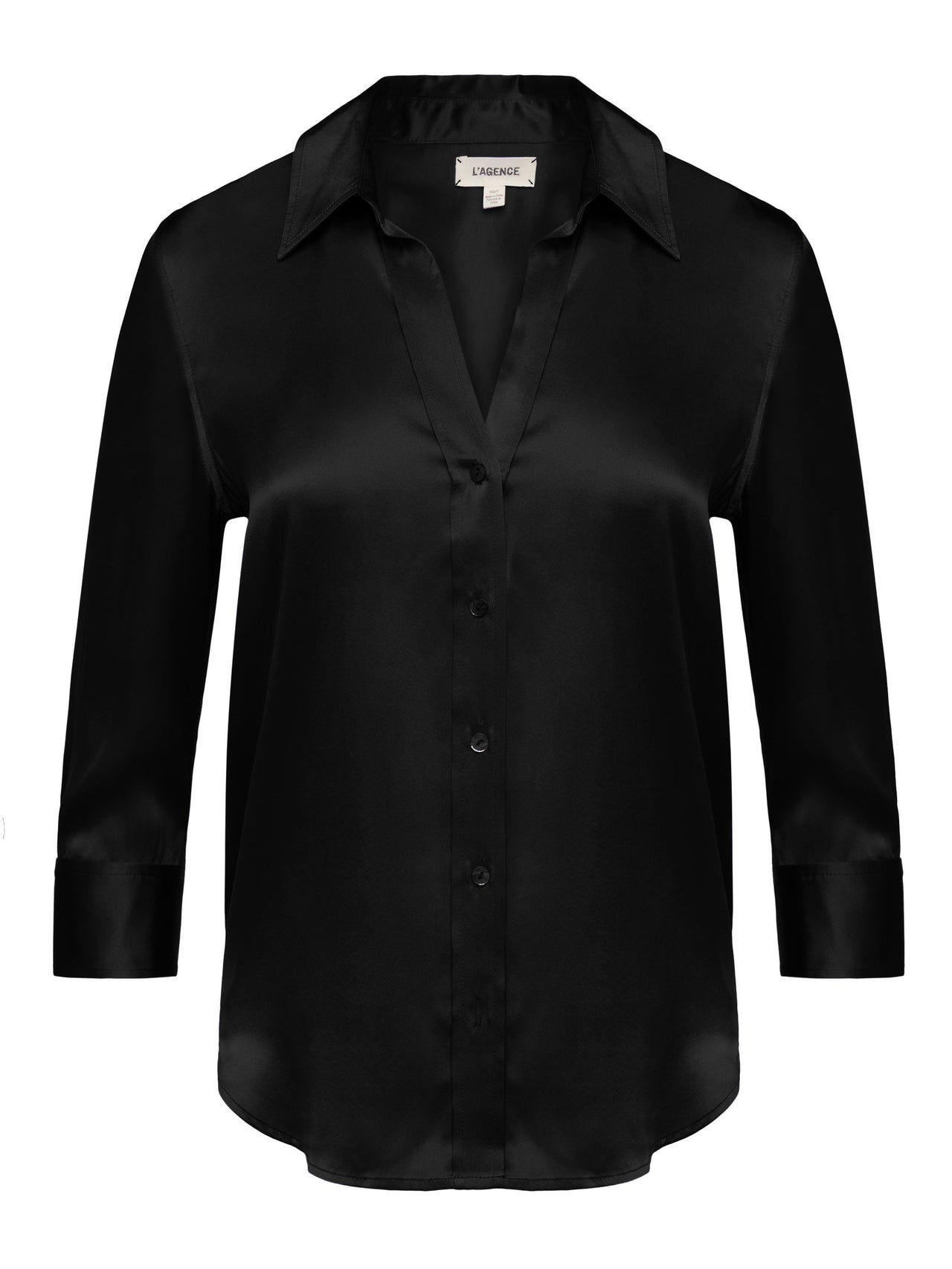 Dani Silk Blouse in Black