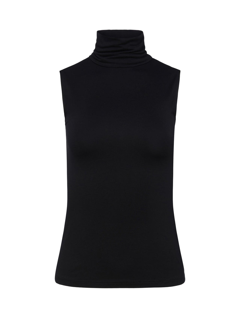 Ceci Sleeveless Turtleneck in Black