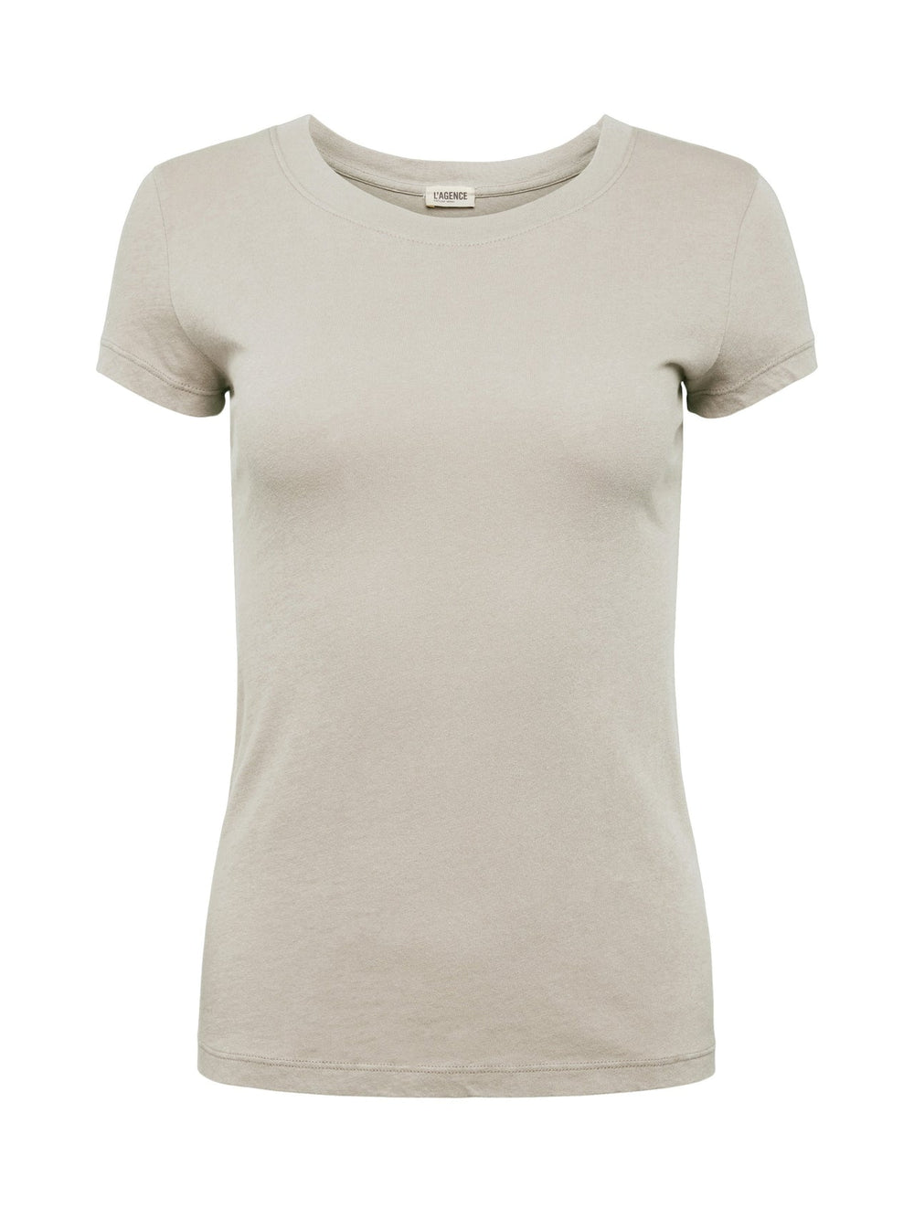 Cory Cotton Scoopneck Tee in Biscuit