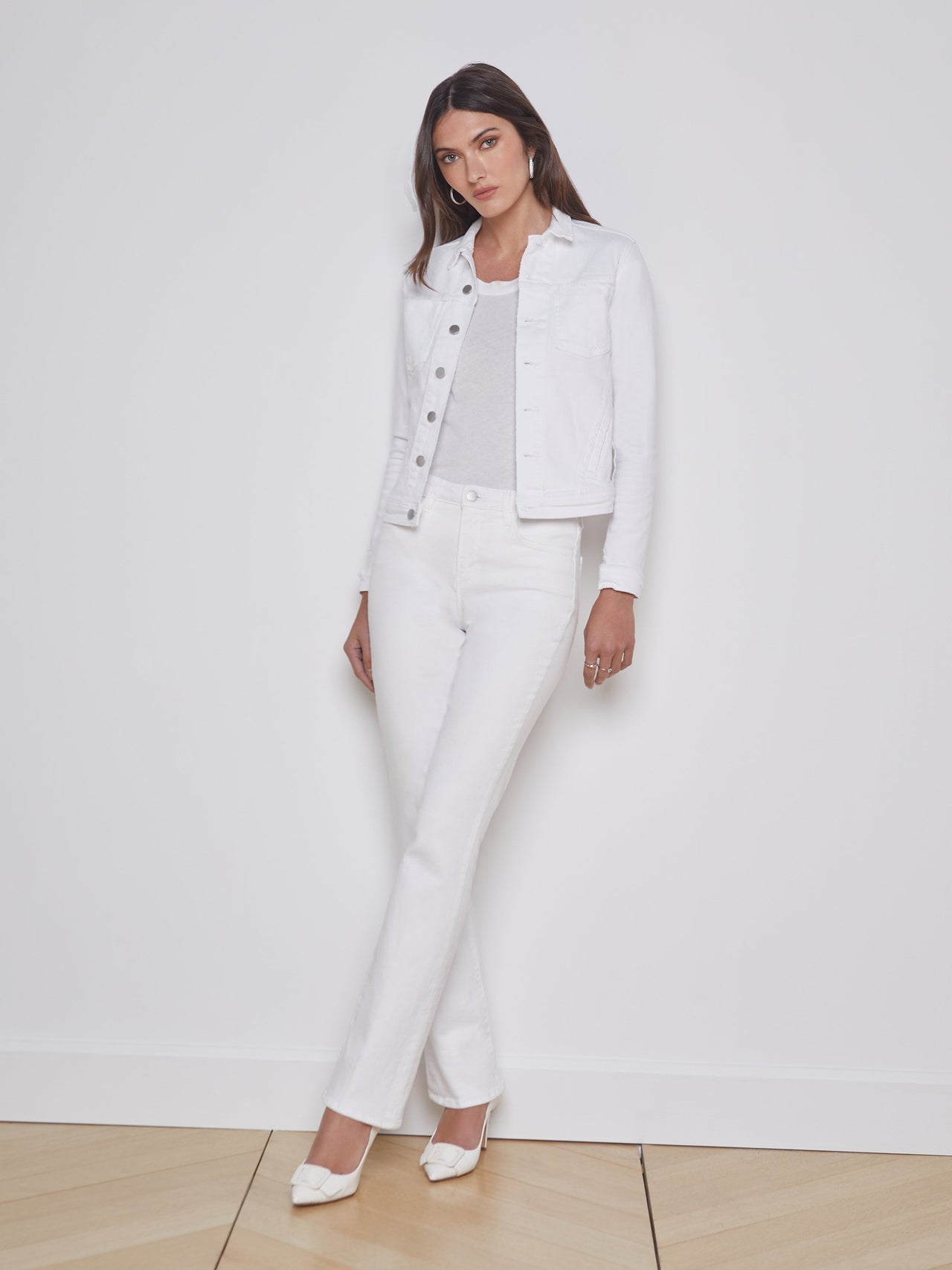 Celine Jacket In Blanc Destruct