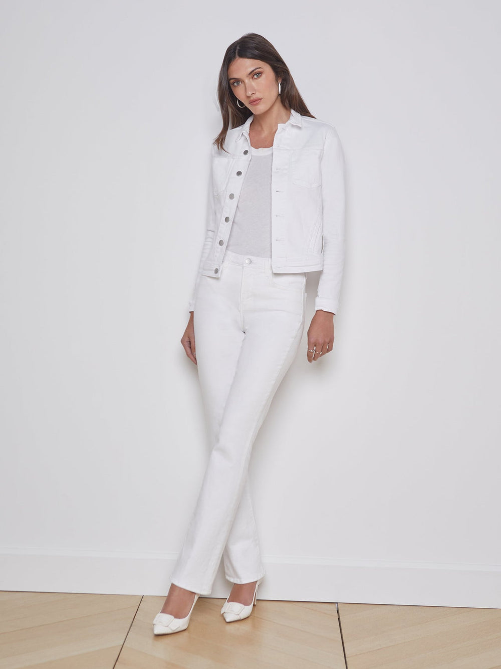 Celine Jacket In Blanc Destruct