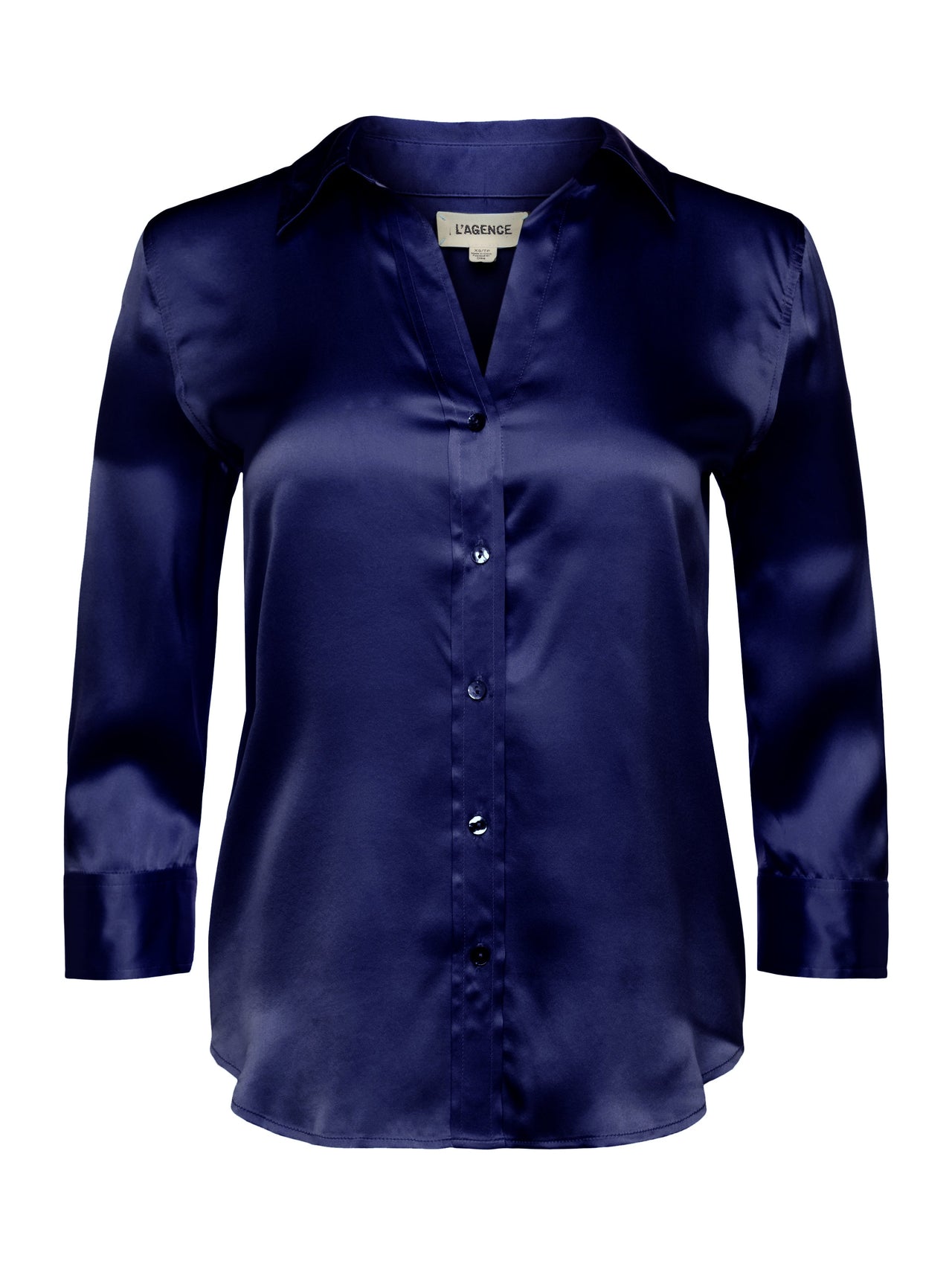 Dani Silk Blouse in Midnight