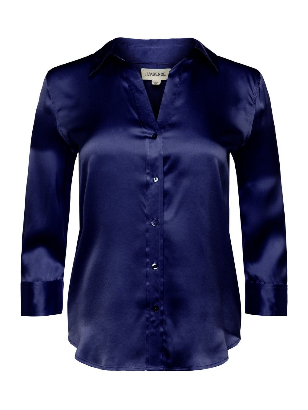 Dani Silk Blouse in Midnight