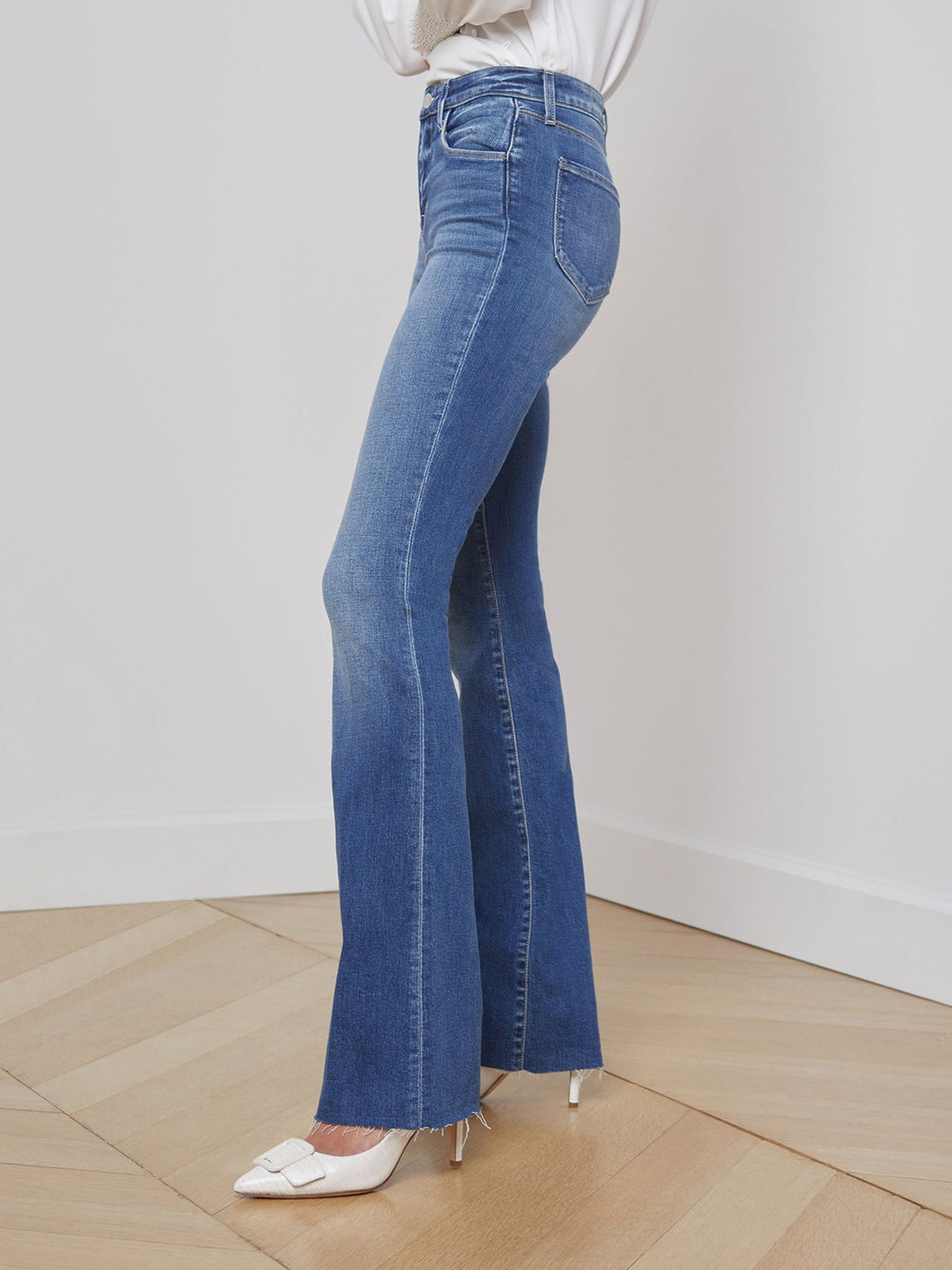 Ruth High-Rise Straight-Leg Jean In Cambridge
