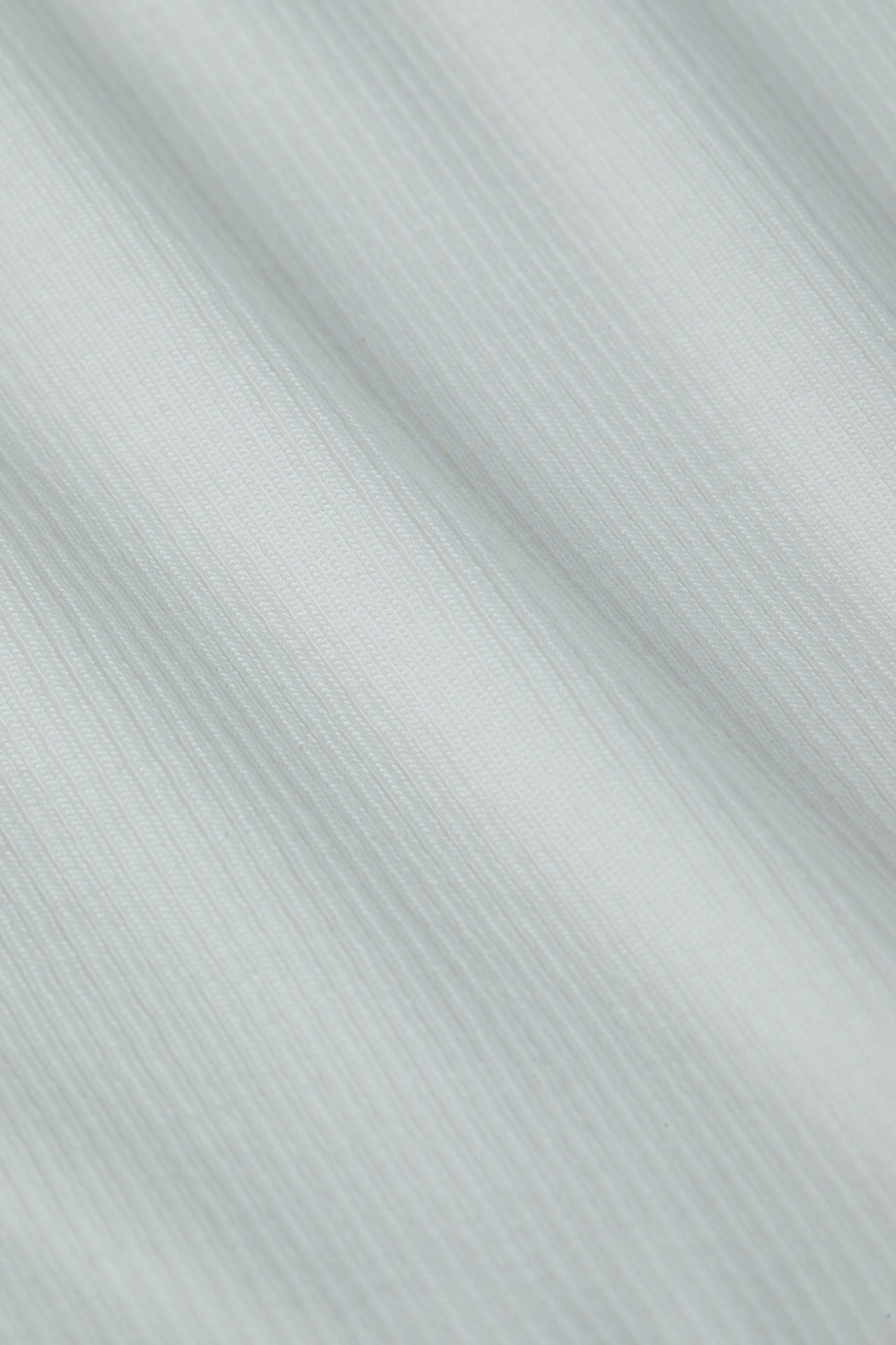 Ressi Fitted Crewneck Tee in White Micro Modal