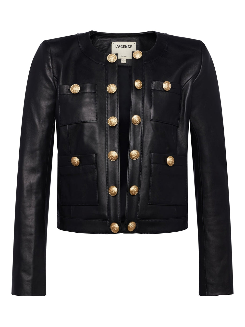 Jayde Leather Jacket in Black