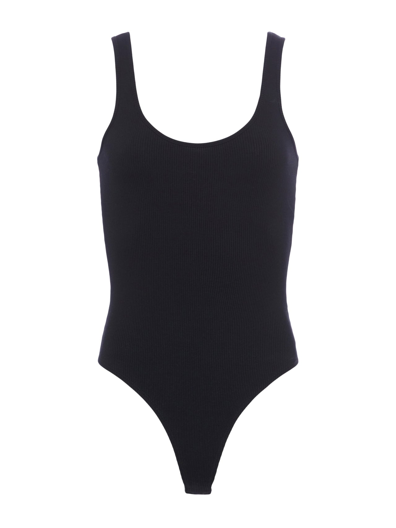 Nica Scoopneck Bodysuit in Black