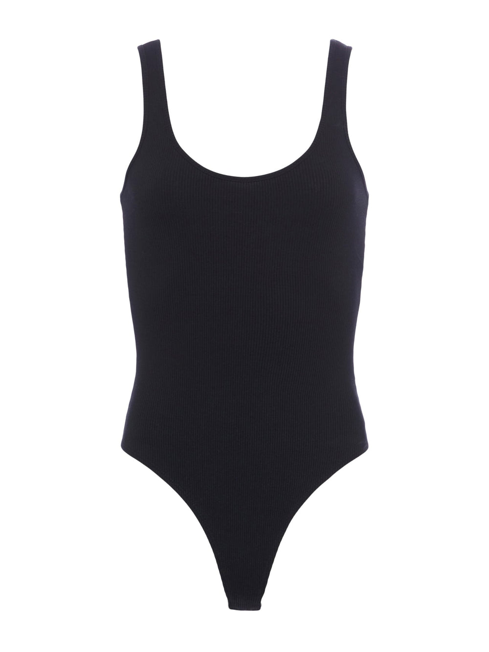Nica Scoopneck Bodysuit in Black
