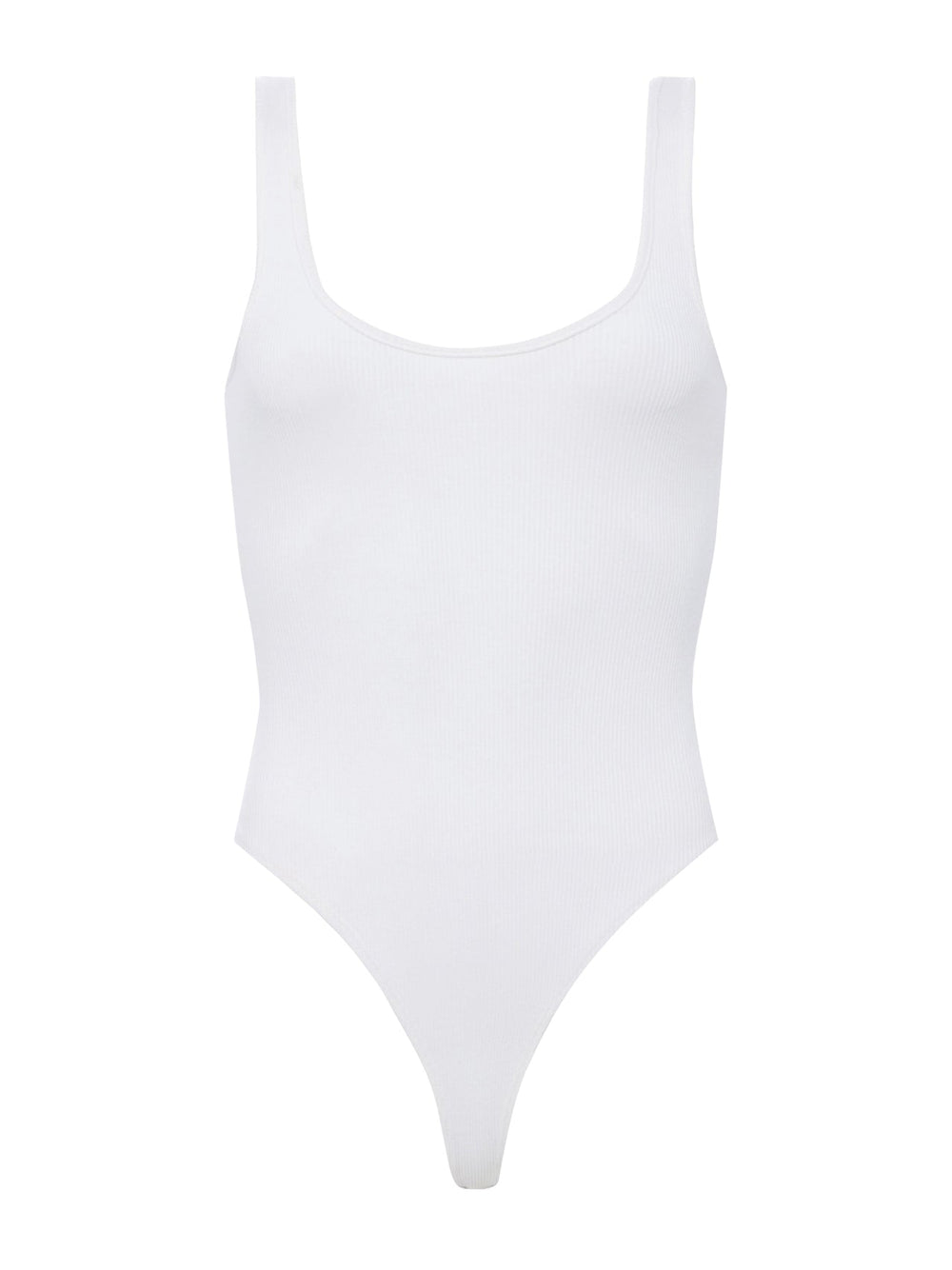 Nica Scoopneck Bodysuit in White