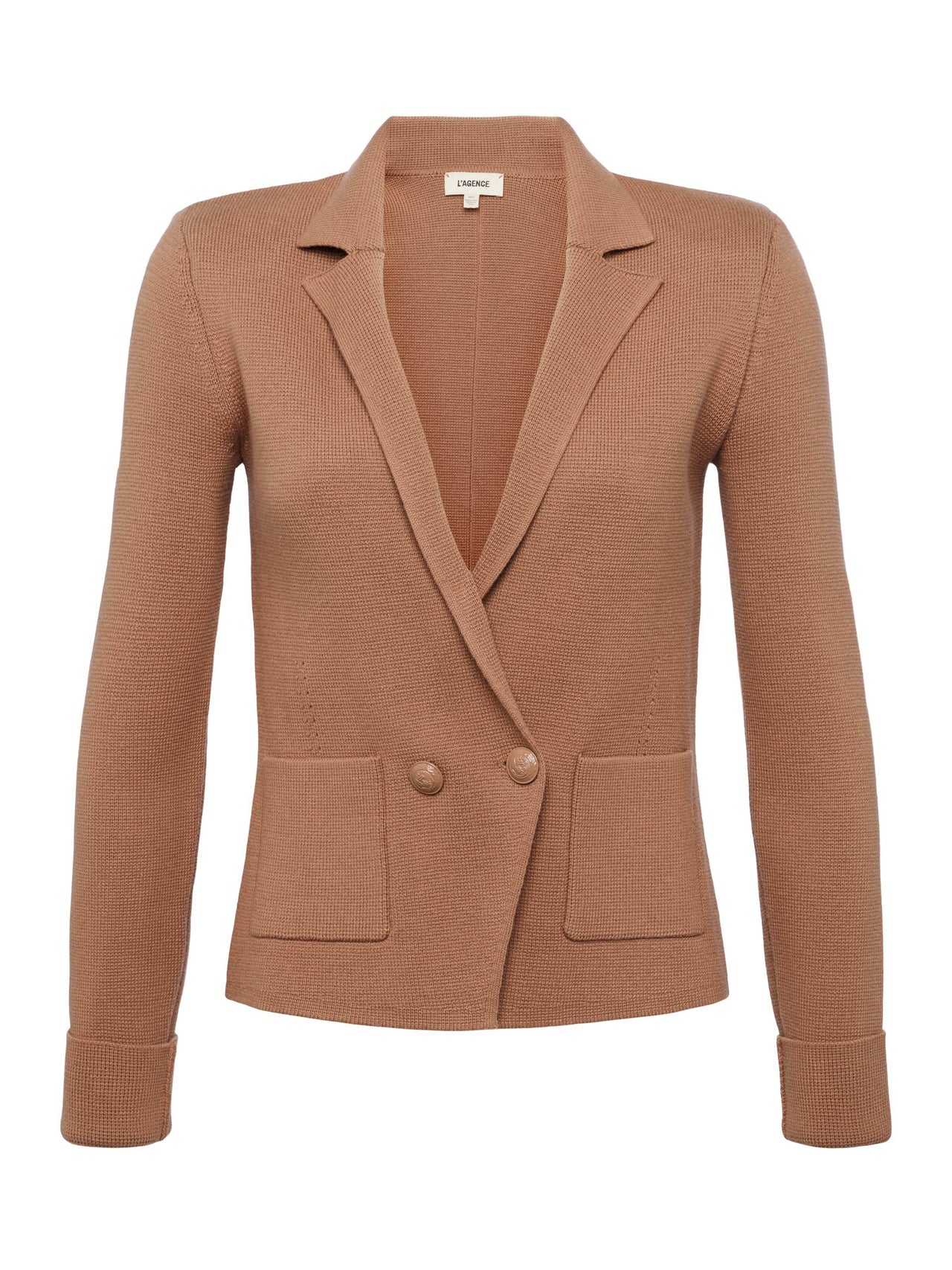 Sofia Knit Blazer in Ginger Snap
