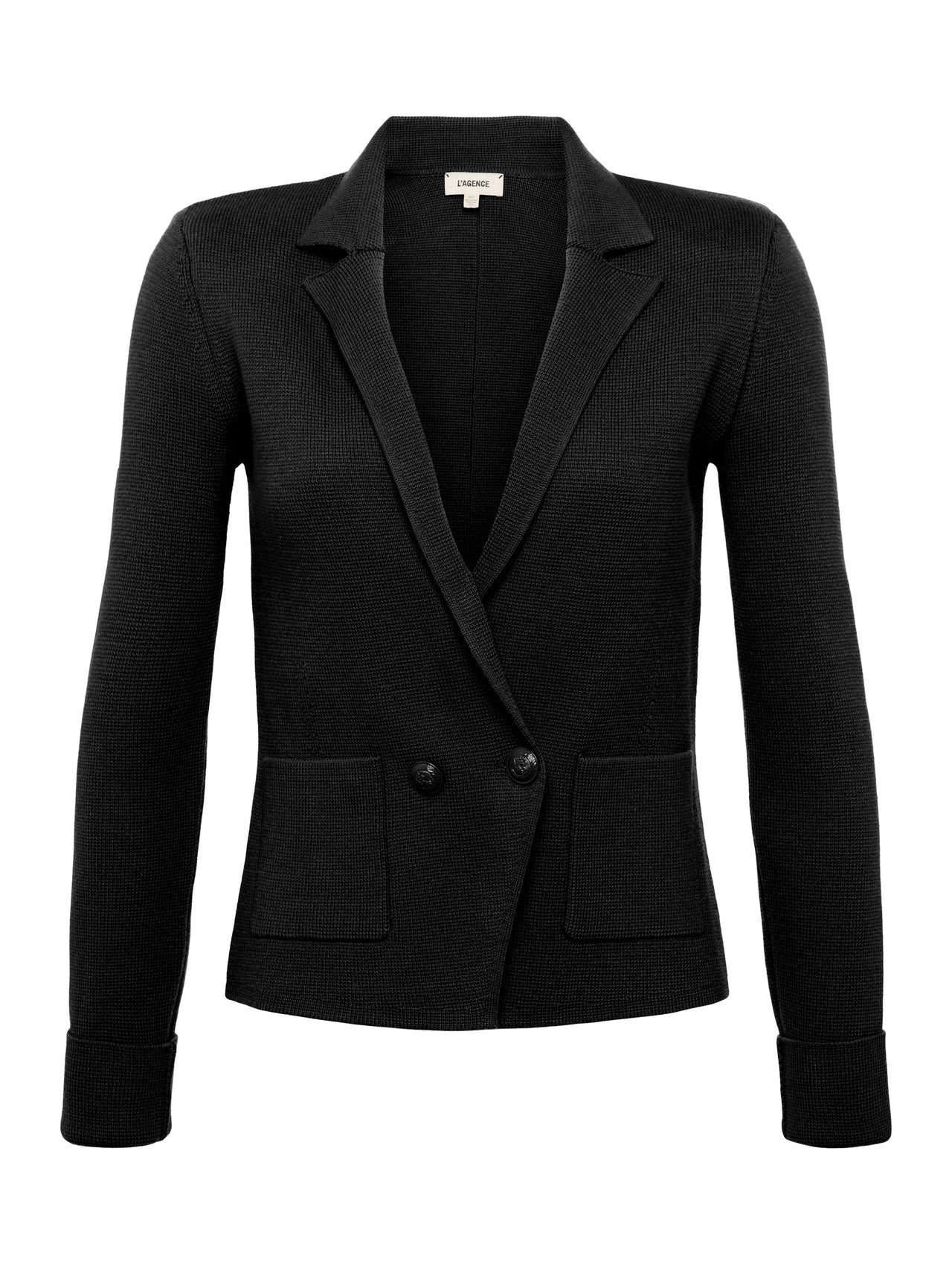 Sofia Knit Blazer in Black