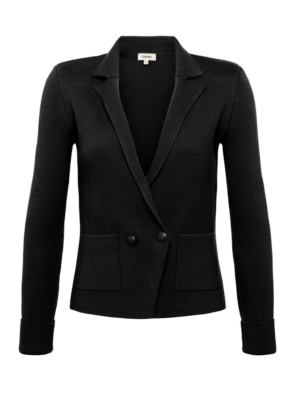 Sofia Knit Blazer in Black