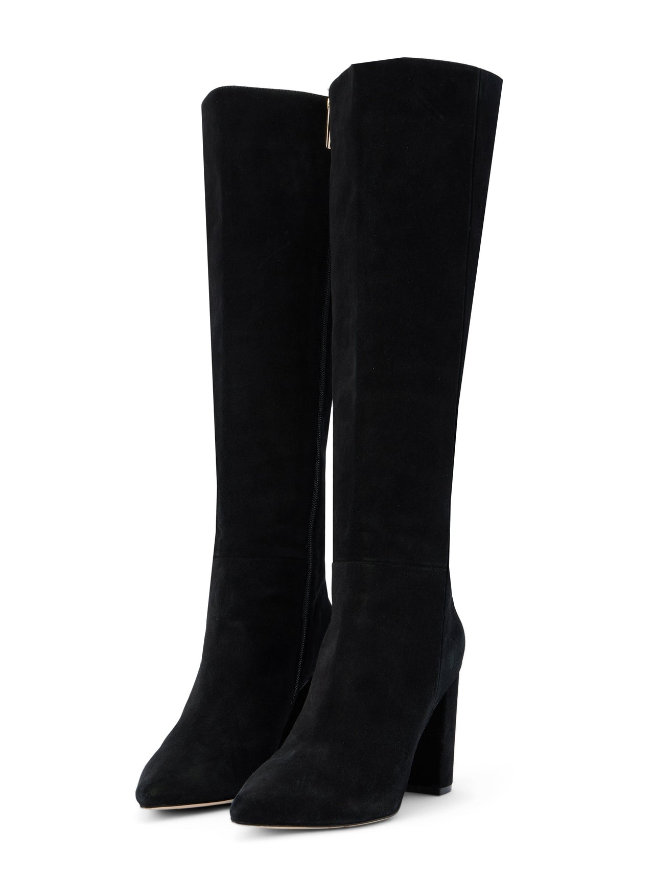 Christiane Knee High Boot in Black Suede