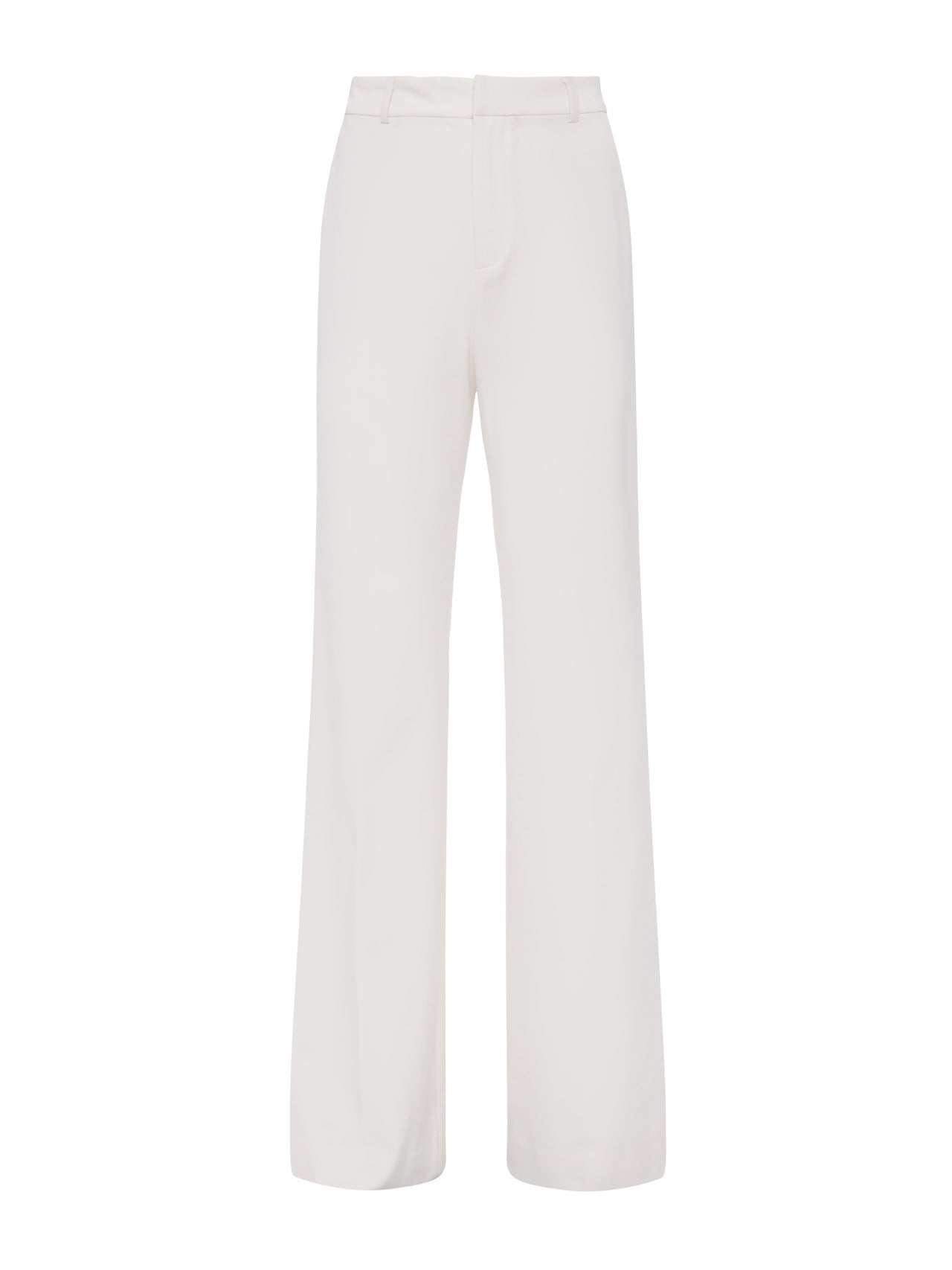 Livvy Straight-Leg Trouser in White