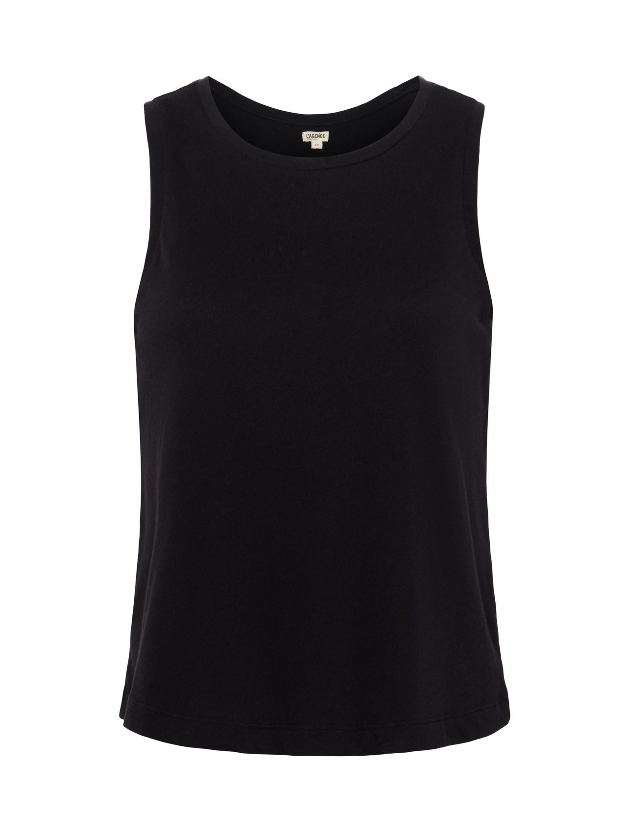 Mikaela Cotton Tank in Black