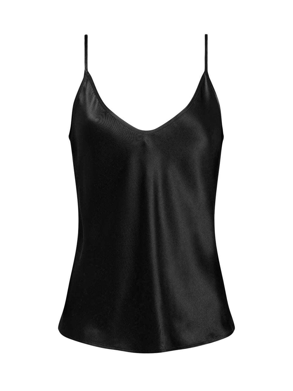 Lexi Silk Camisole in Black