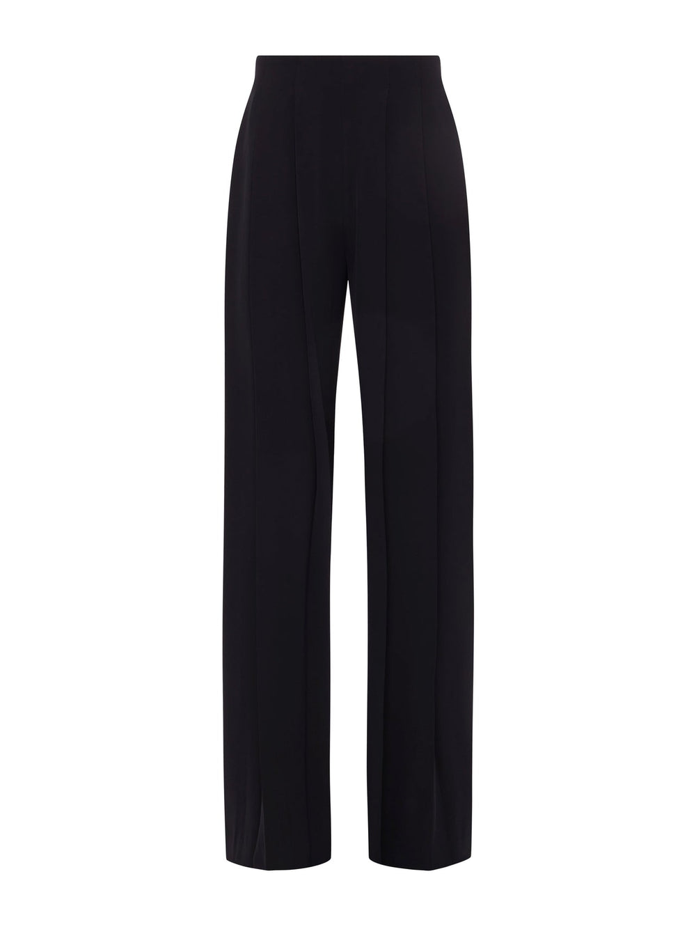 Nova Pleated Wide-Leg Pant in Black