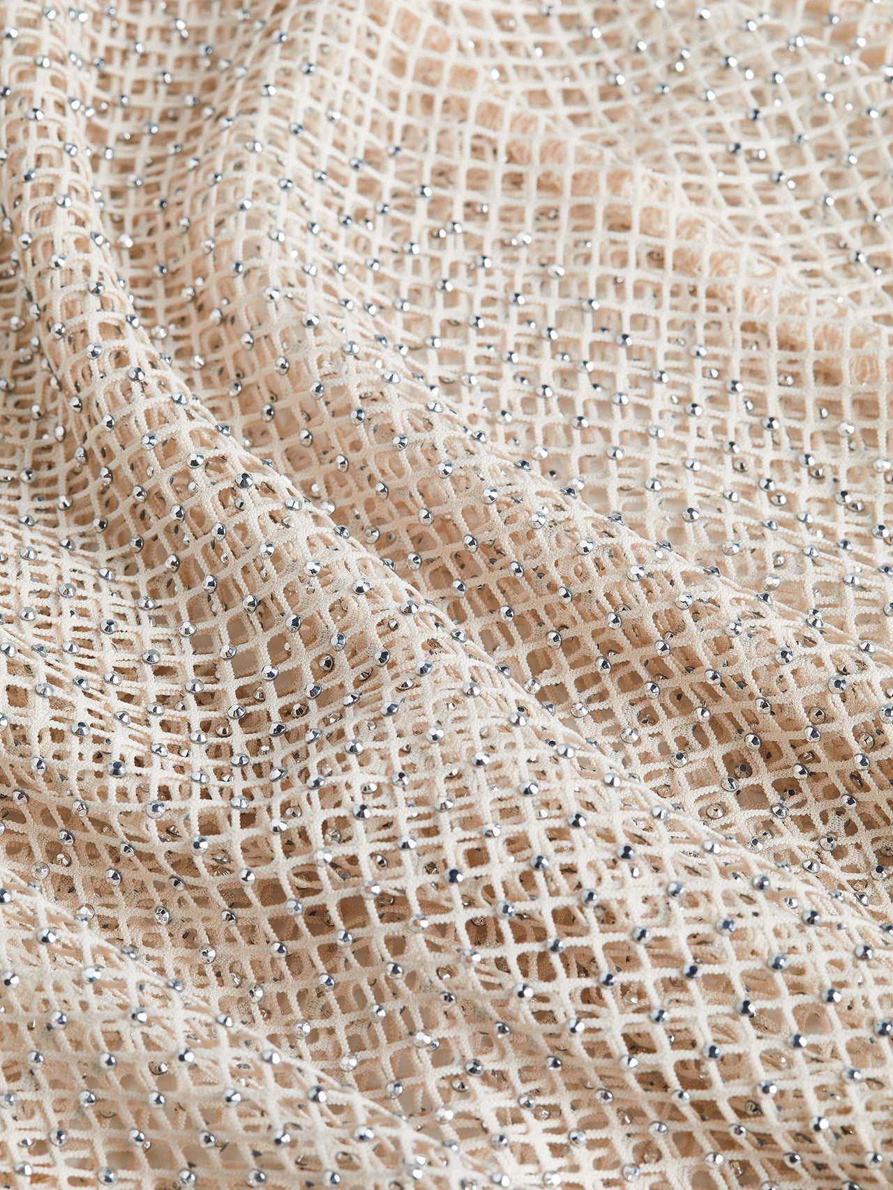 Noemi Mesh Cover-Up Pant in Champagne