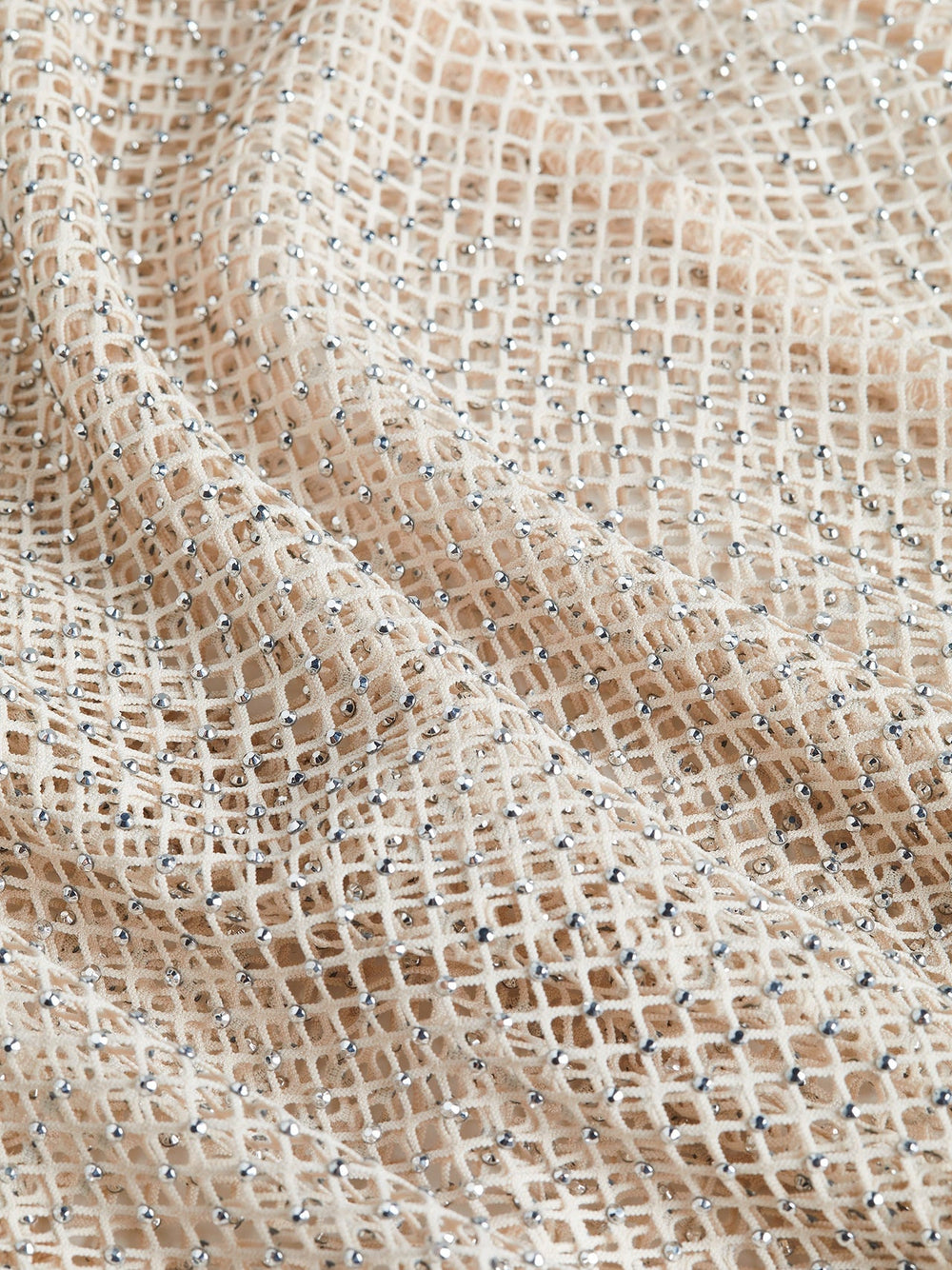 Noemi Mesh Cover-Up Pant in Champagne
