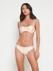 Alexandria Bikini Top in Champagne