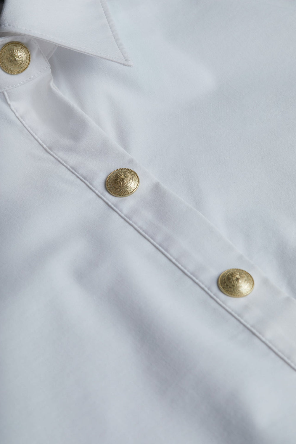 Ellery Shirt in White/Gold
