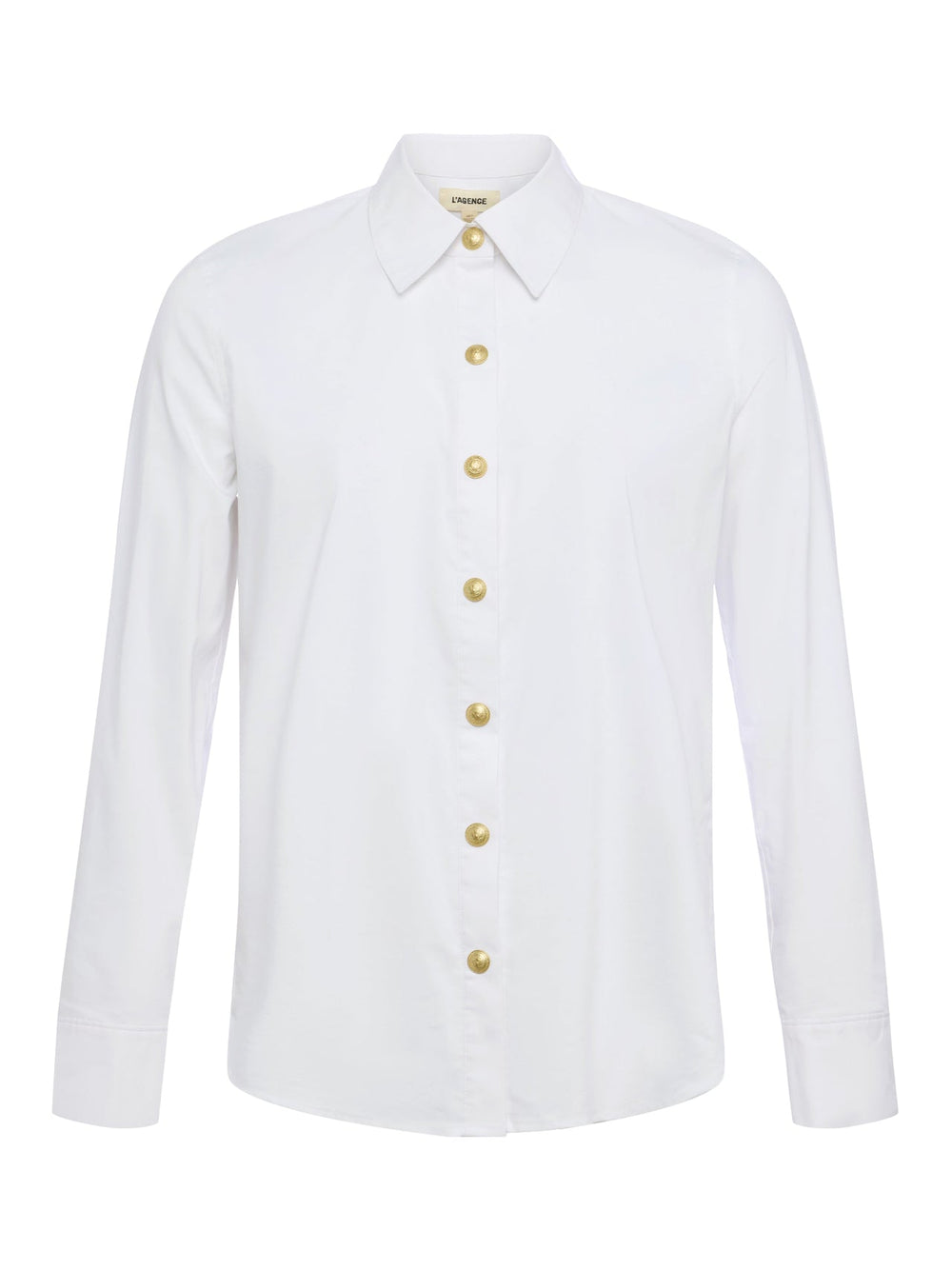 Ellery Shirt in White/Gold