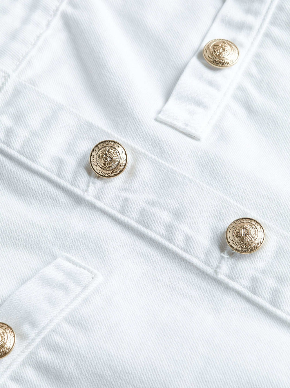 Kris Jean Mini Skirt in Blanc