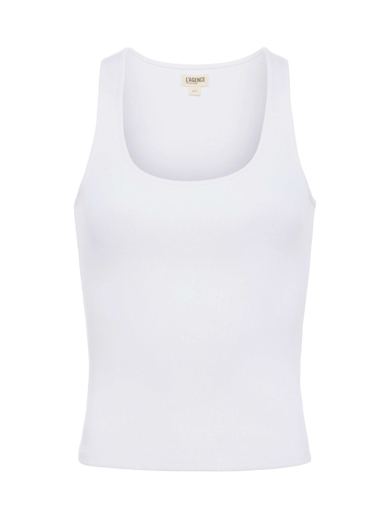 Adira Scoopneck Tank in White