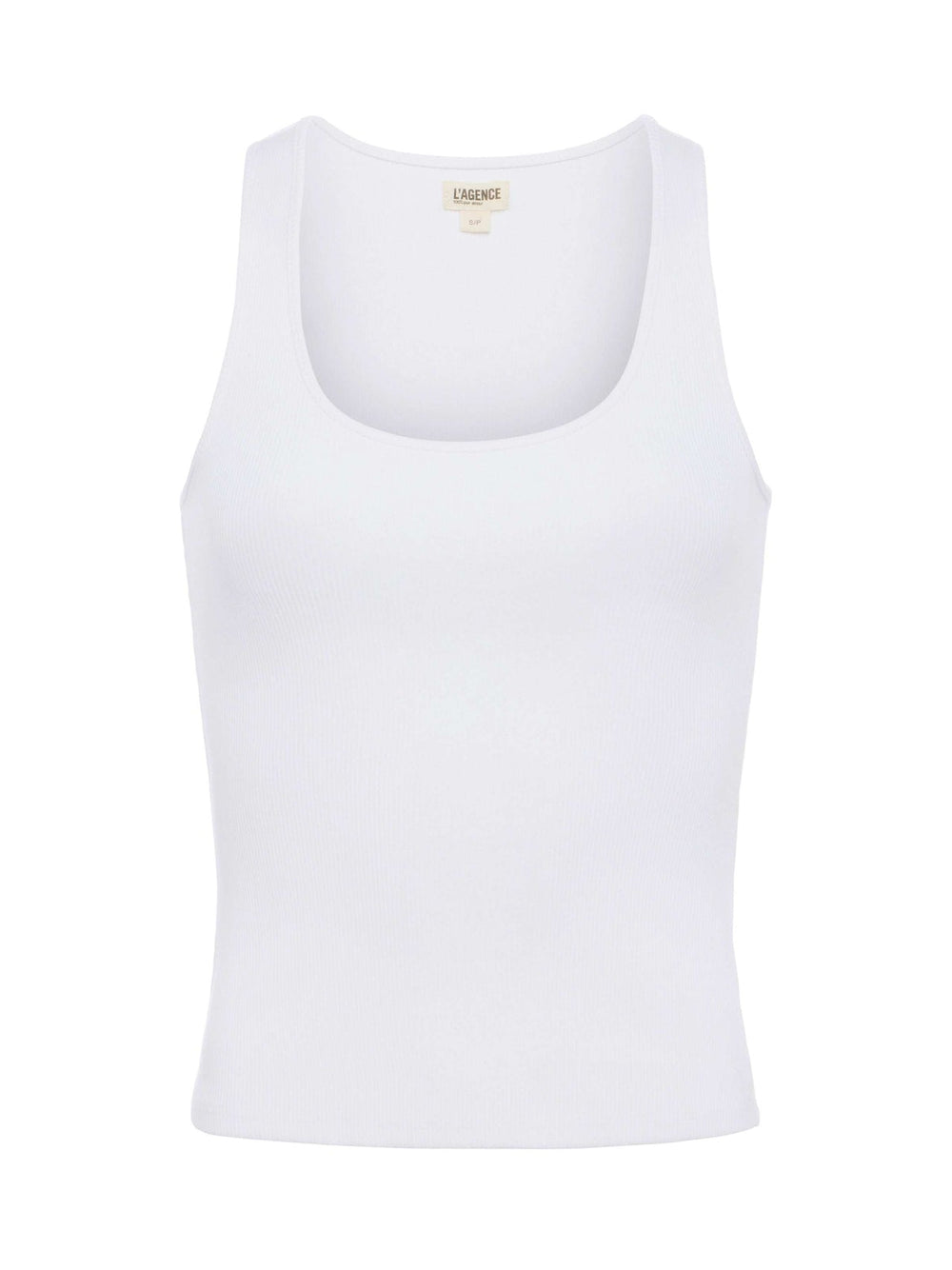 Adira Scoopneck Tank in White