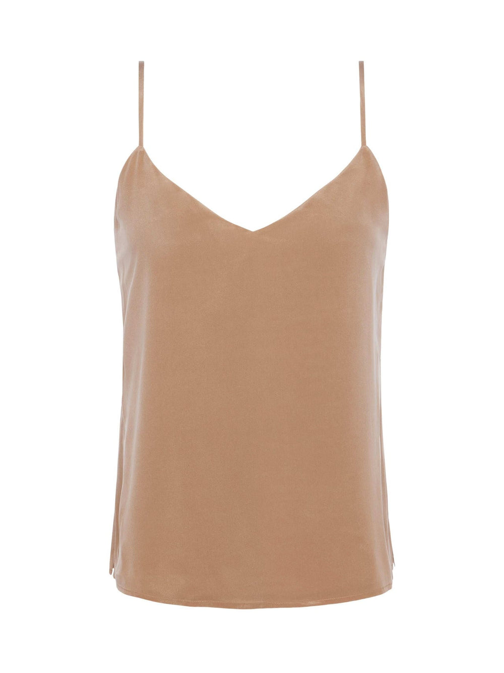 Jane Silk Camisole in Dark Cappuccino