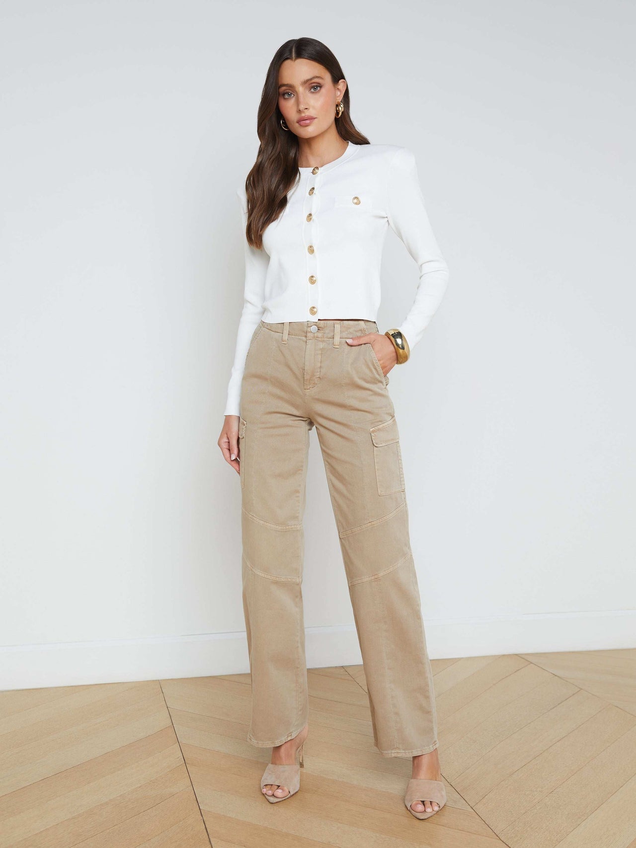 Toulouse Cardigan in Ivory