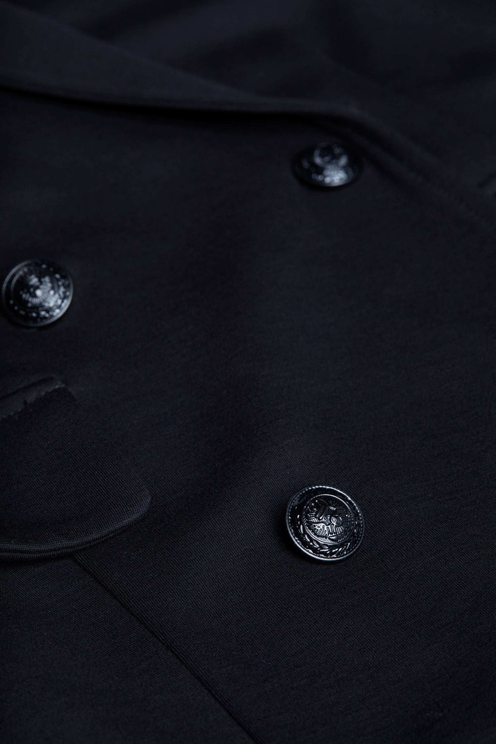 Aldora Double-Breasted Vest in Black