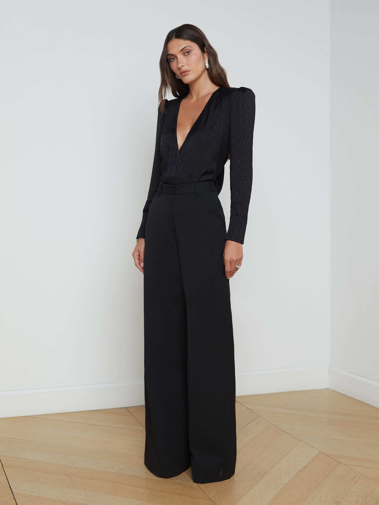 Pilar Wide-Leg Pant in Classic Black